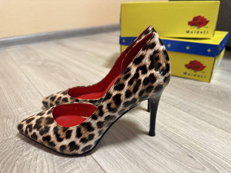Туфлі леопардові