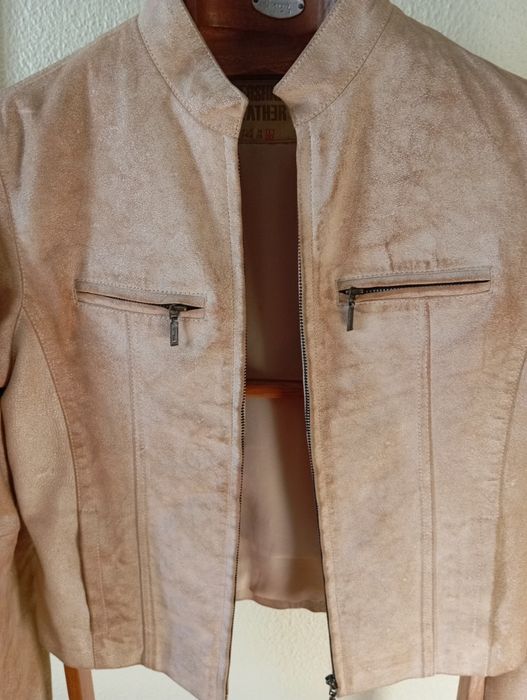 Blusão pele L Bershka