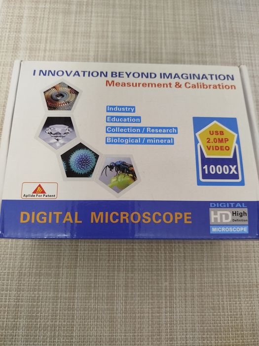 Портативный USB микроскоп цифровой 1000Х с подставкой, цифровой микрос