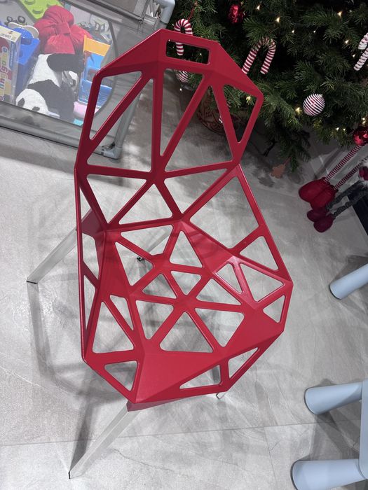 Krzesła czerwone 4szt. Krzesło