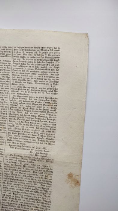 Wiener Zeitung 148 1849 po niemiecku