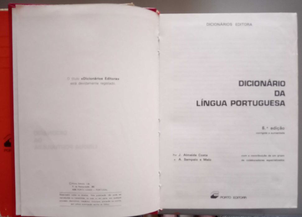 Dicionário da Língua Portuguesa - - - - - Dicionário