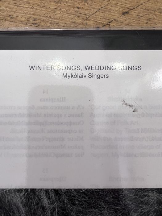 Vinil Raro - Winter Songs, Wedding Songs - Mykolaiv Singers (Ed. Limitada 200 cópias)
