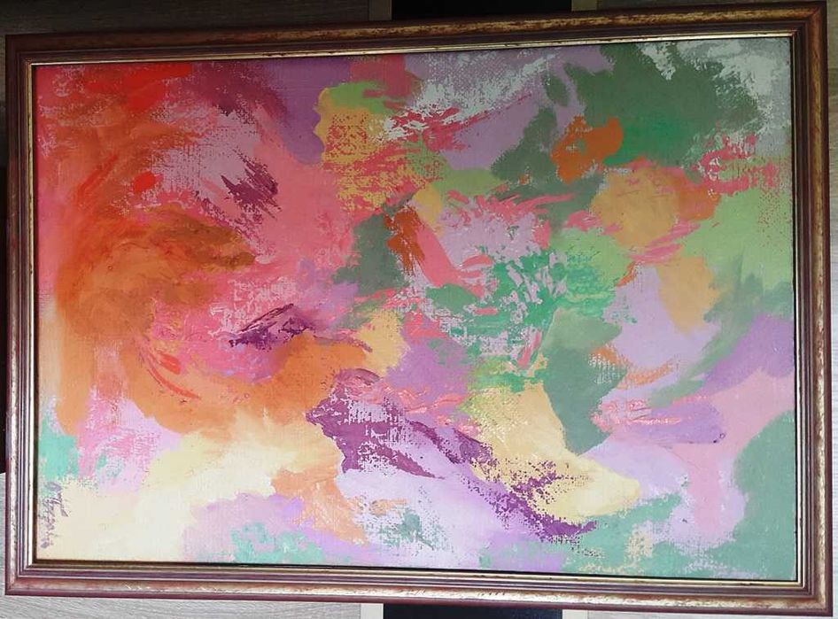 Картина Ольги Петровой "Воздушные потоки".