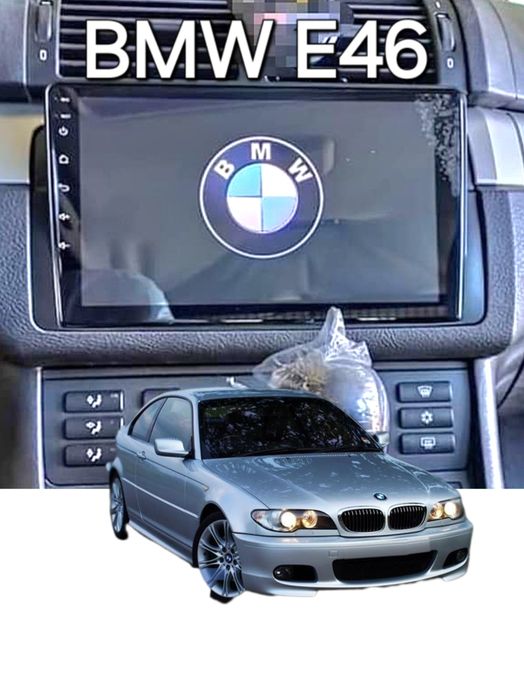 Rádio Android 14 com GPS BMW E46 (Novo)