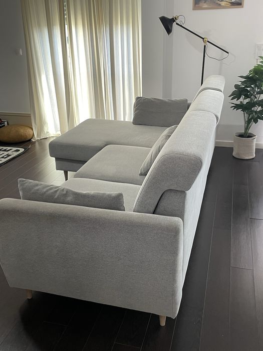 Sofá SLATORP cinza claro 3 lugares IKEA (Excelente Estado)