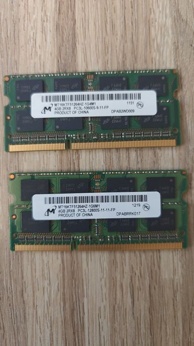 Pamięć RAM 8GB (2x4GB) do laptopa
