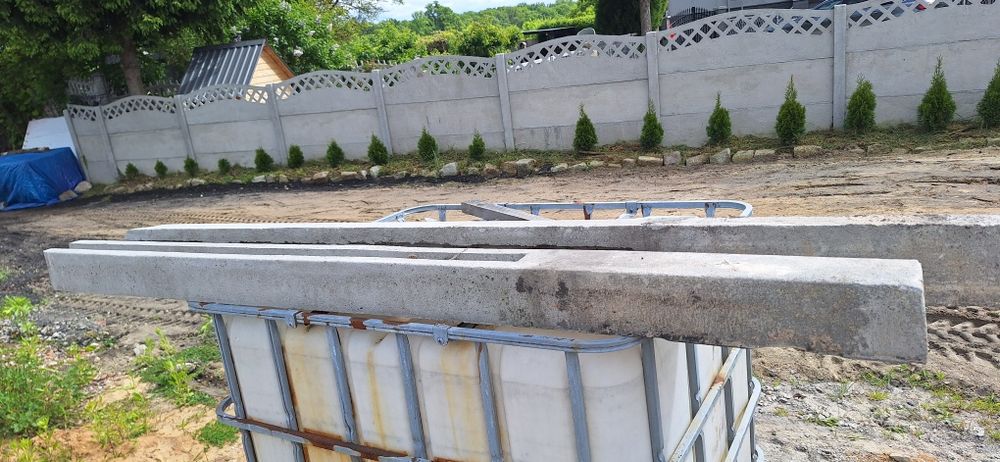 Słupki betonowedo ogrodzenia Z betonu