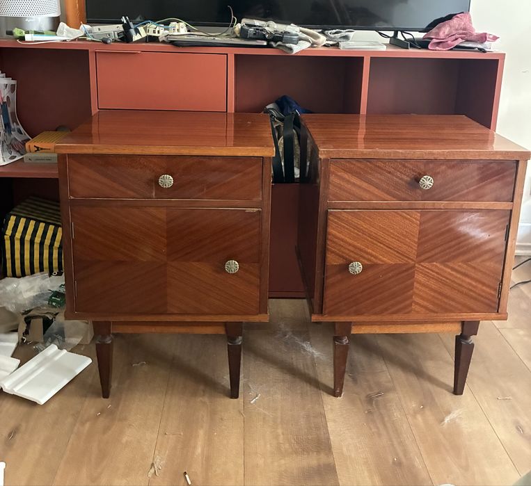 2 Mesas de Cabeceira Vintage Mid-Century Modern / Modernistas