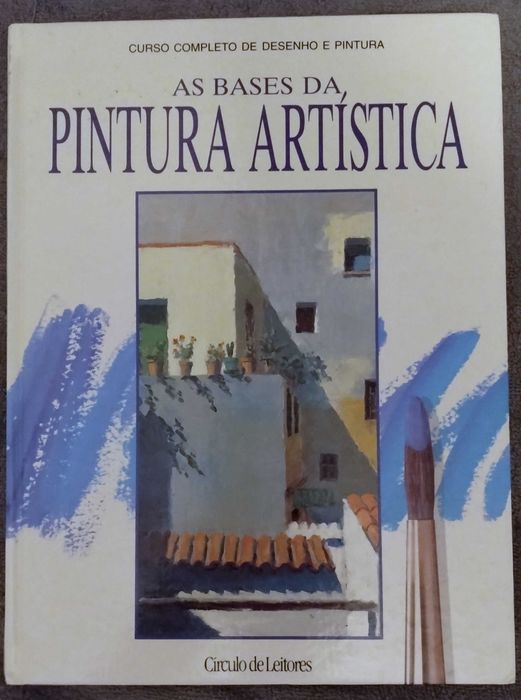 Vendo 4 livros sobre técnicas de pintura.