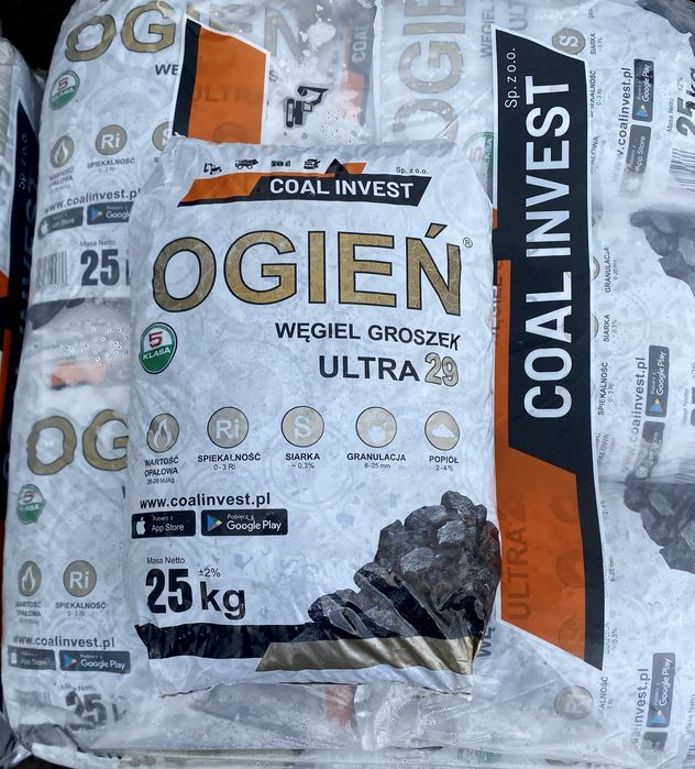 Ekogroszek OGIEŃ ULTRA 29 MJ