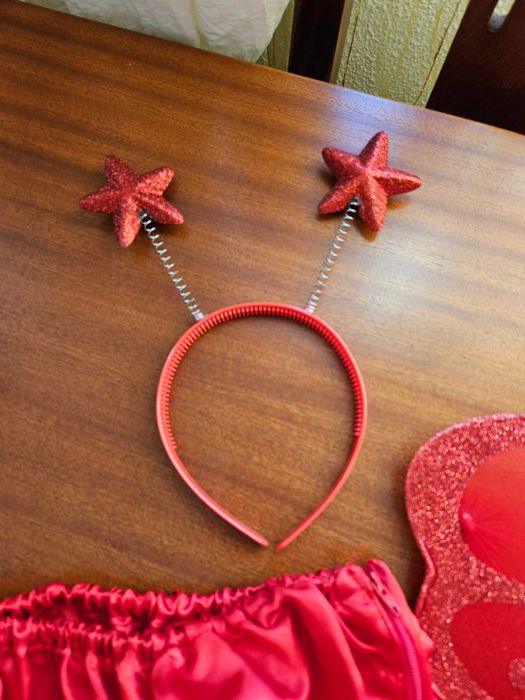 Fato Carnaval Borboleta Vermelha