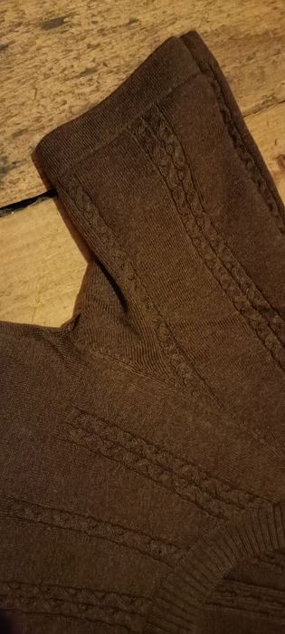 Sukienka dzianina brąz