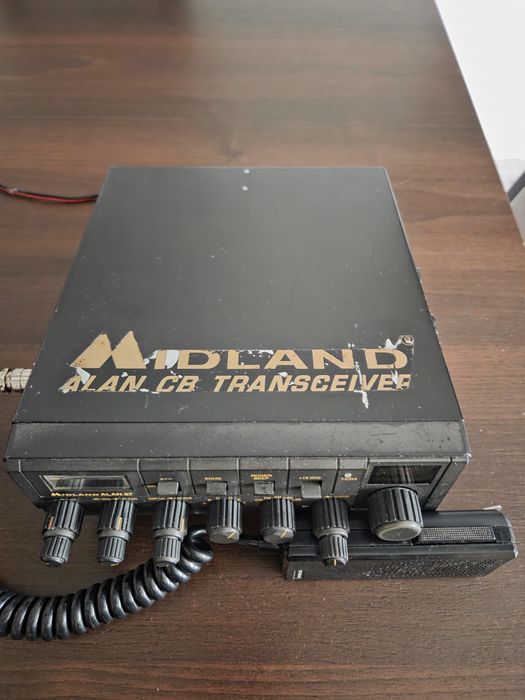 Cb  Midland Alan 87 z mikrofonem sadelta  me3