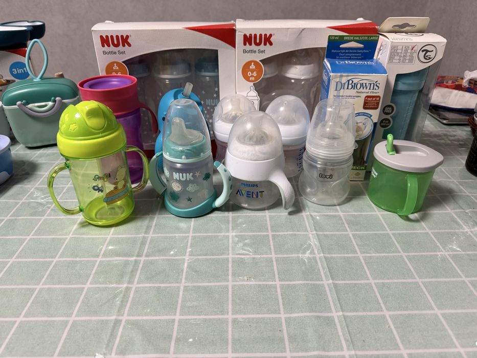 Товари для діток, дитячі товари, посуд, пляшечки, поїльники, пустушки