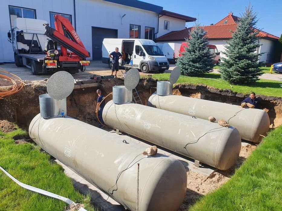 ZBIORNIK gaz propan, butla 2700, 4850 montaż, serwis, przegląd, lpg