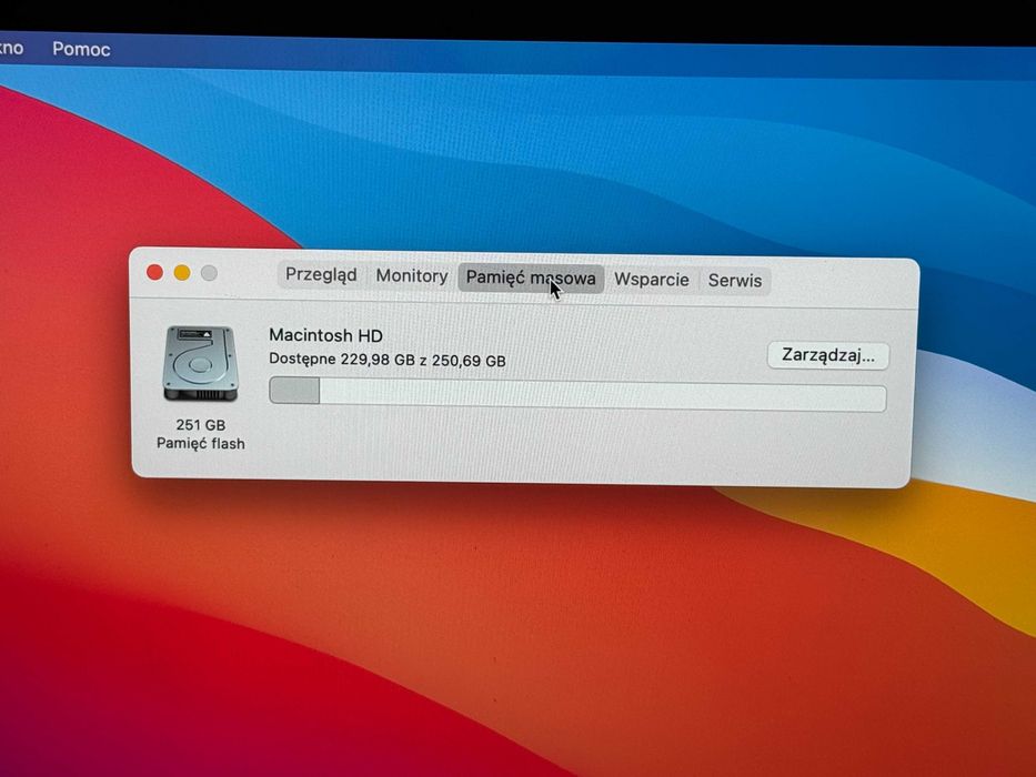 MacBook Pro 13 2017 i5 8GB RAM 256GB SSD Space Gray Gwararancja