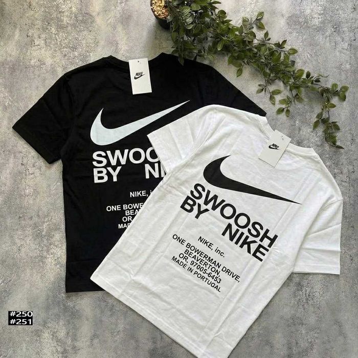 Новая Футболка Nike Jordan Swoosh By (Черная / Белая)