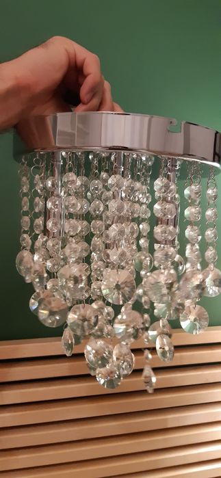 Żyrandol z kryształkami