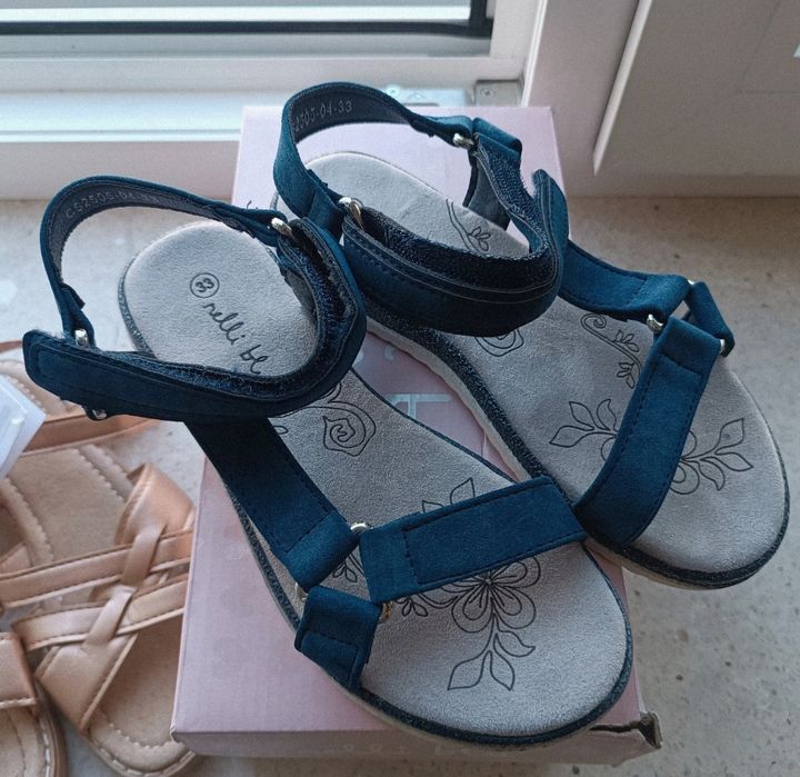 Sandały Nelly blu Pepco wkładka 20cm