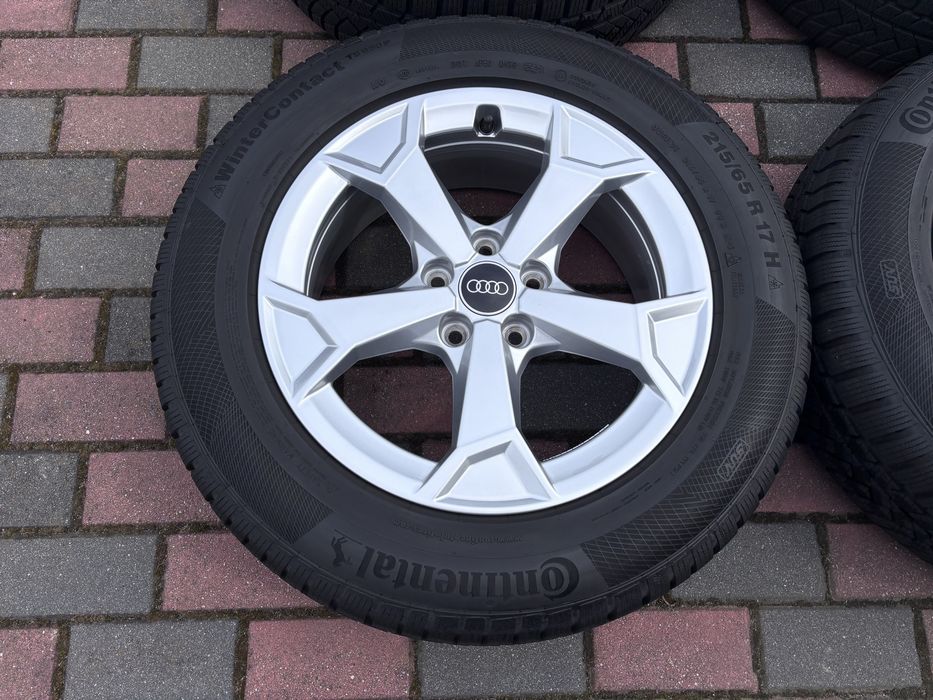 Koła zimowe Audi Q3 83A 5x112 6,5Jx17 ET38 215/65 R17 Continental VW Skoda