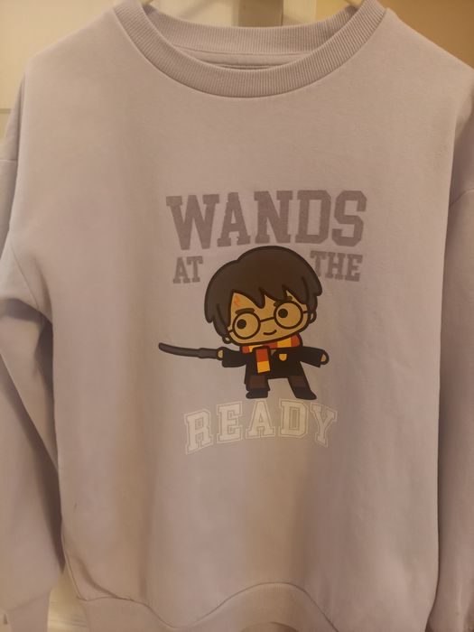 Fioletowa liliowa bluza Reserved harry potter 152 rozmiar