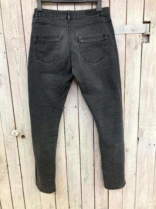 COOP spodnie 40 Slim Fit jeans szaro-czarne