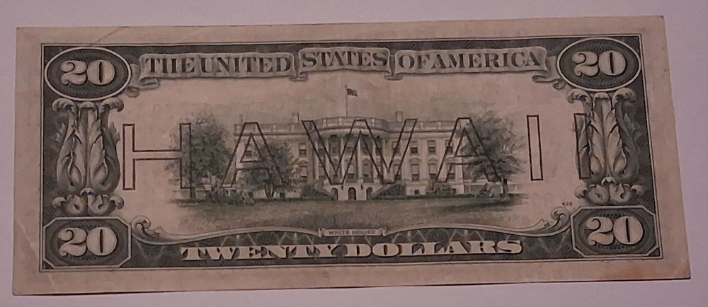 20 dolarów 1934r.A Hawaii.