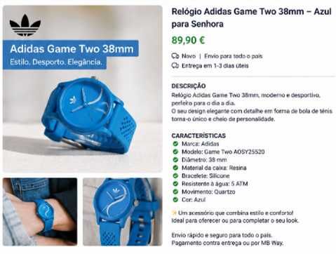 Relógio Adidas Game Two Senhora