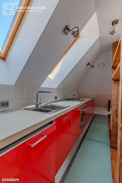 Wyjątkowy loft przy metrze Racławicka - poddasze