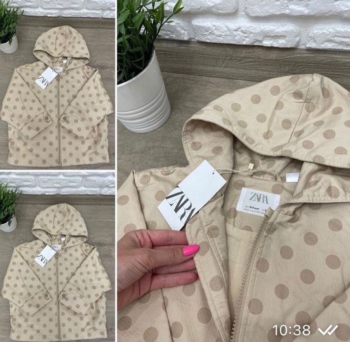 Zara куртка дівчинка 4 р.