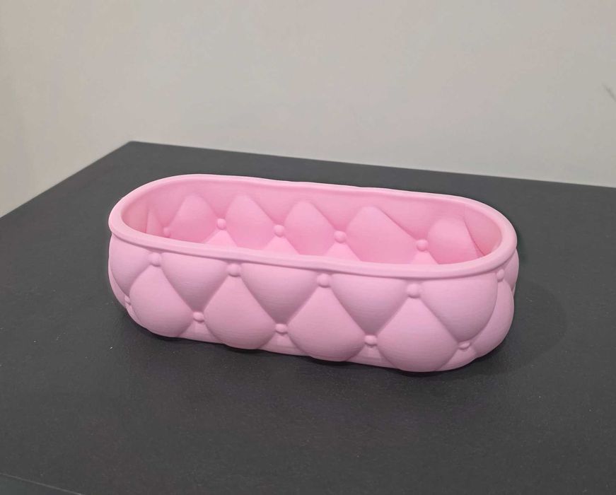 Stylowy pojemnik dekoracyjny organizer na biżuterię, spinki, gumki,