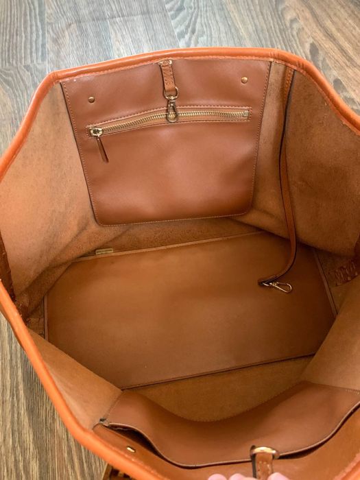 Жіночий шопер michael kors зі шкіри, коричневий