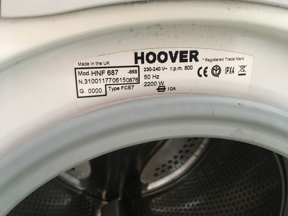 Hoover roupa peças