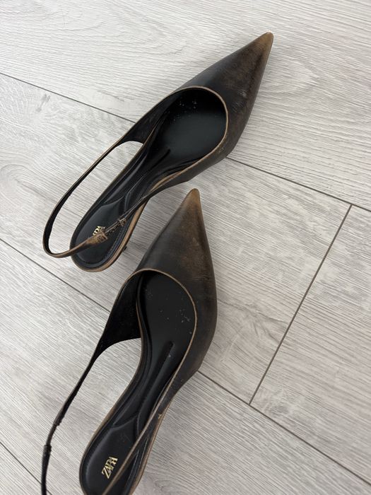Zara мюлі 4 см каблук