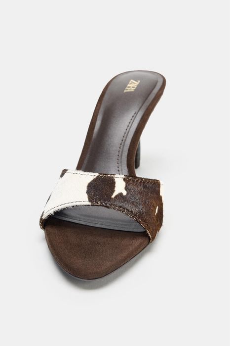 Босоножки Zara кожаные