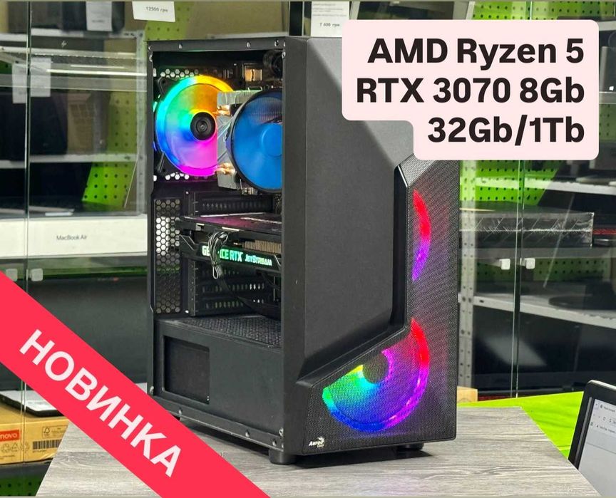 • НОВИНКА!!! Ігровий ПК / AMD Ryzen 5 / RTX 3070 8Gb / МАГАЗИн •
