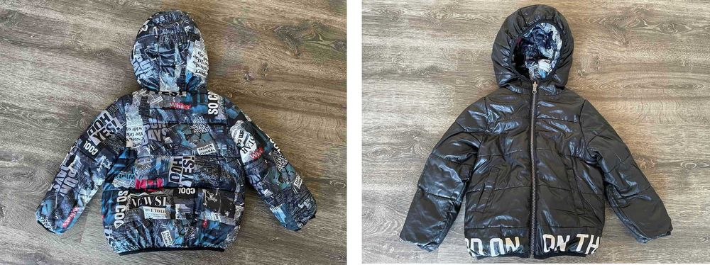 Куртка демісезонна на хлопчика Chicco 104/4р двостороння дуже ОК!