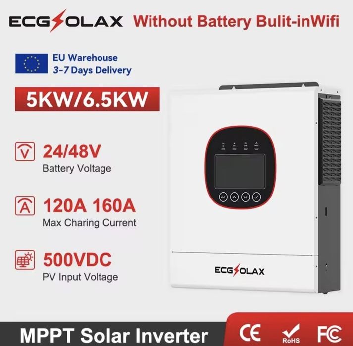 Sandisolar 4кВт 24v c MPPT и Wi-Fi