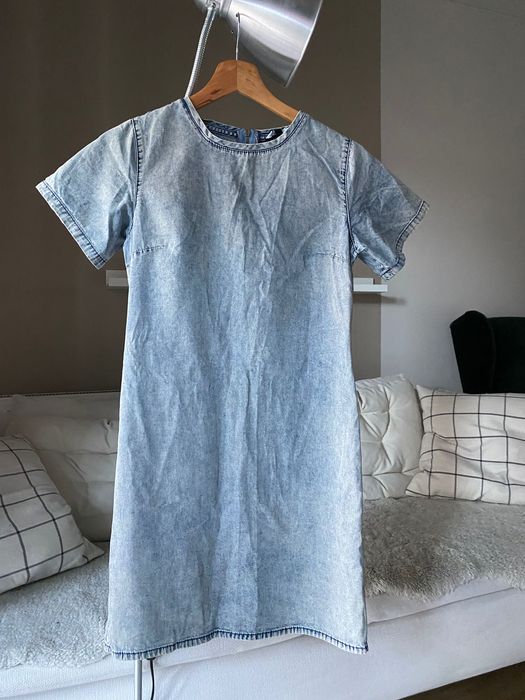 Jeansowa sukienka New Look XS 100% bawełna, jasny denim
