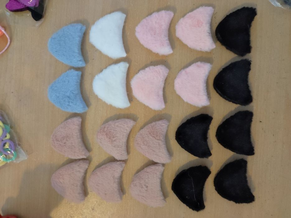 Kit para Laceiras: Fitas, Apliques, Pompons e Bases de Ganchos