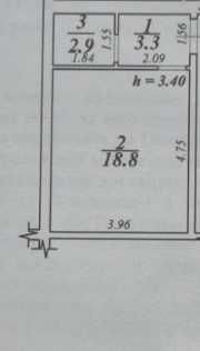 Продам срочно 1комн квартиру шоурум. Цоколь на Французском б-ре.
