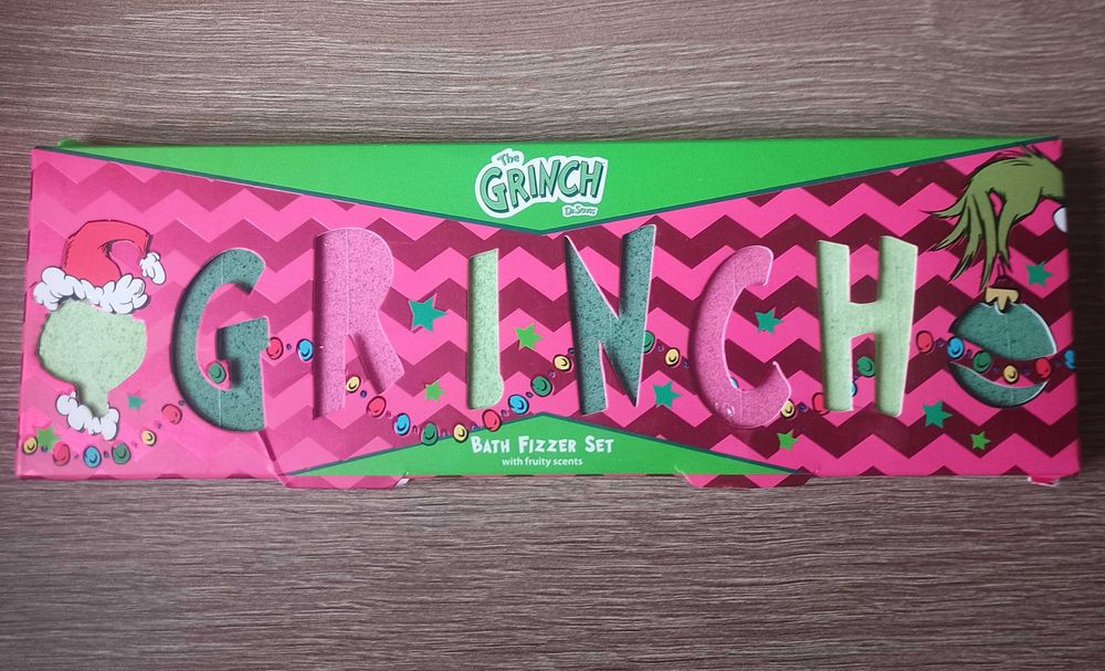 Musujące tabletki do kąpieli The Grinch