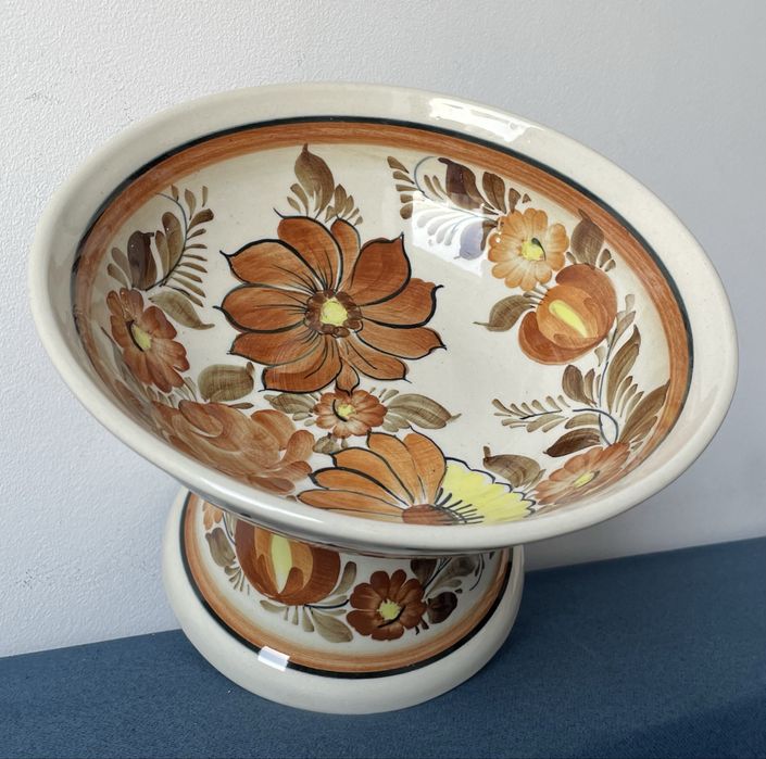 Fajans / Ceramika / Porcelana PRL Włocławek / patera na owoce