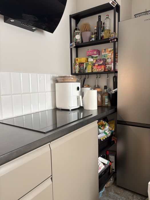 Kuchnia IKEA jasny beż / kaszmir + blat + okap + zlew meble kuchenne