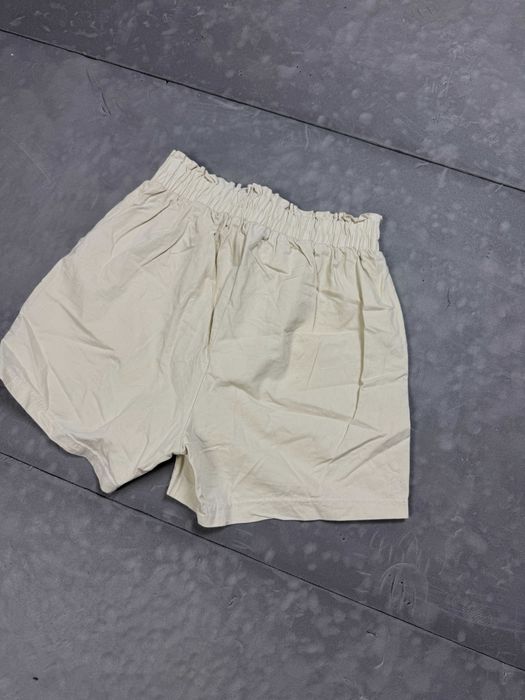 Moraj beżowe krótkie spodenki damskie szorty (M) 90s 80s y2k letnie