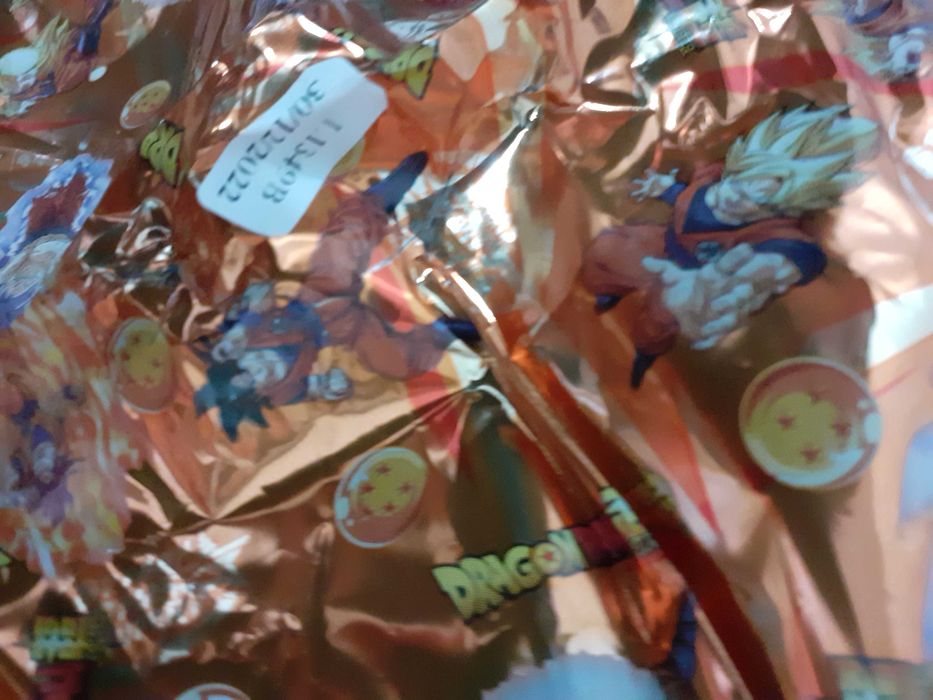 Cartão + Papel Embrulho Dragon Ball Hacendado Mercadona