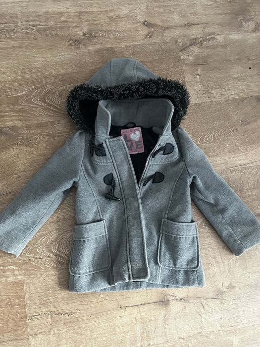 Płaszcz dziewczęcy rozmiar 110