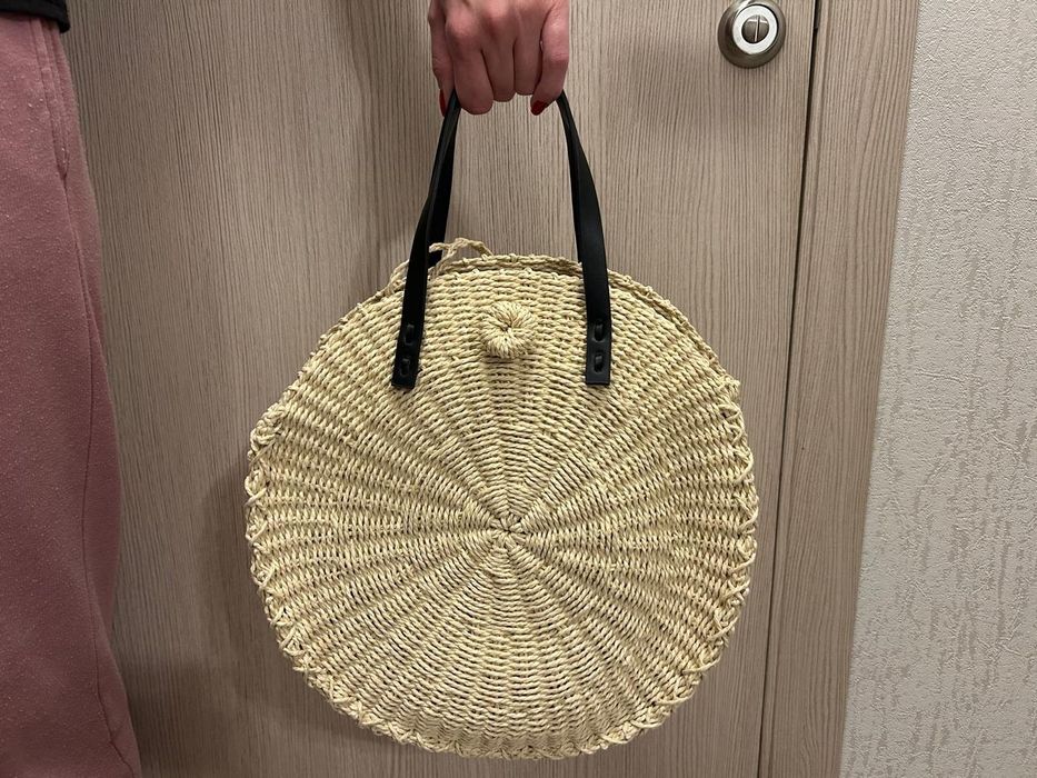 Сумка плетена літня