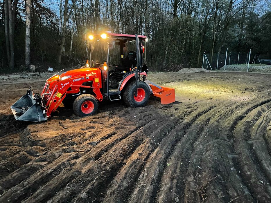 Kubota b2231 HST CAB klima, ładowacz oryginalny Kubota, Salon PL